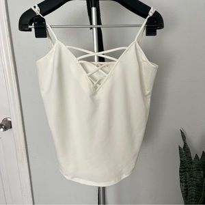 Ivory Spaghetti Strap Top